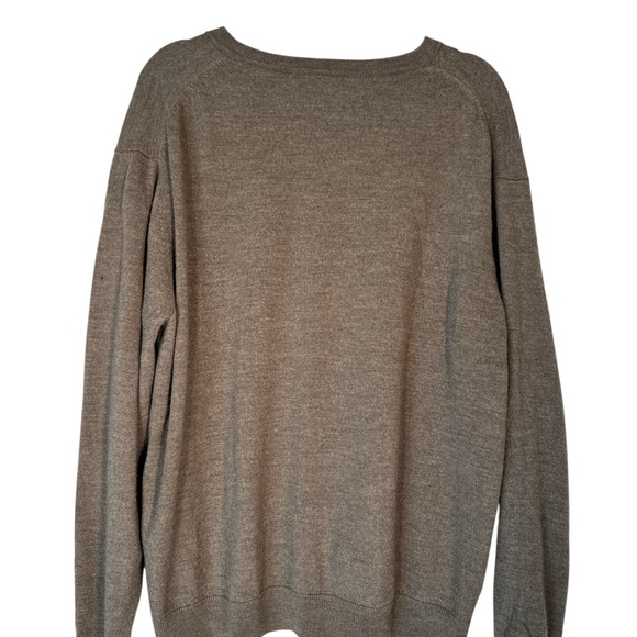 Men’s/ Women’s‎ V-Neck Merino Wool Brown - Picture 2 of 7